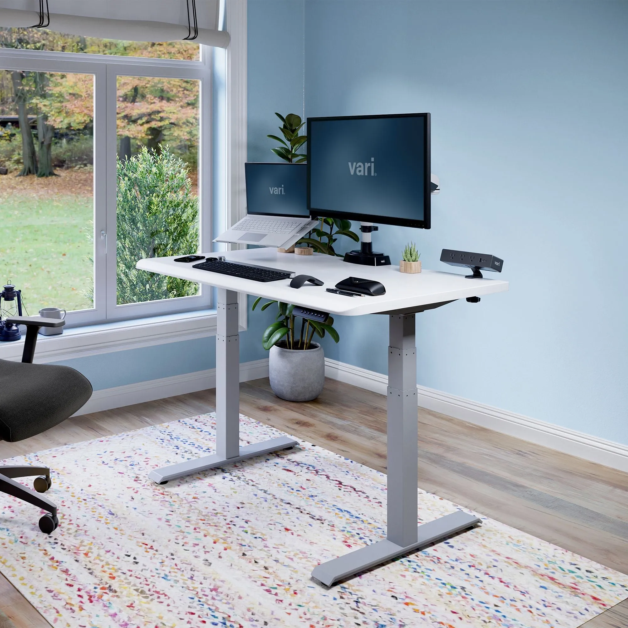 Vari® Electric Standing Desk 48x30 with Comfort Edge™