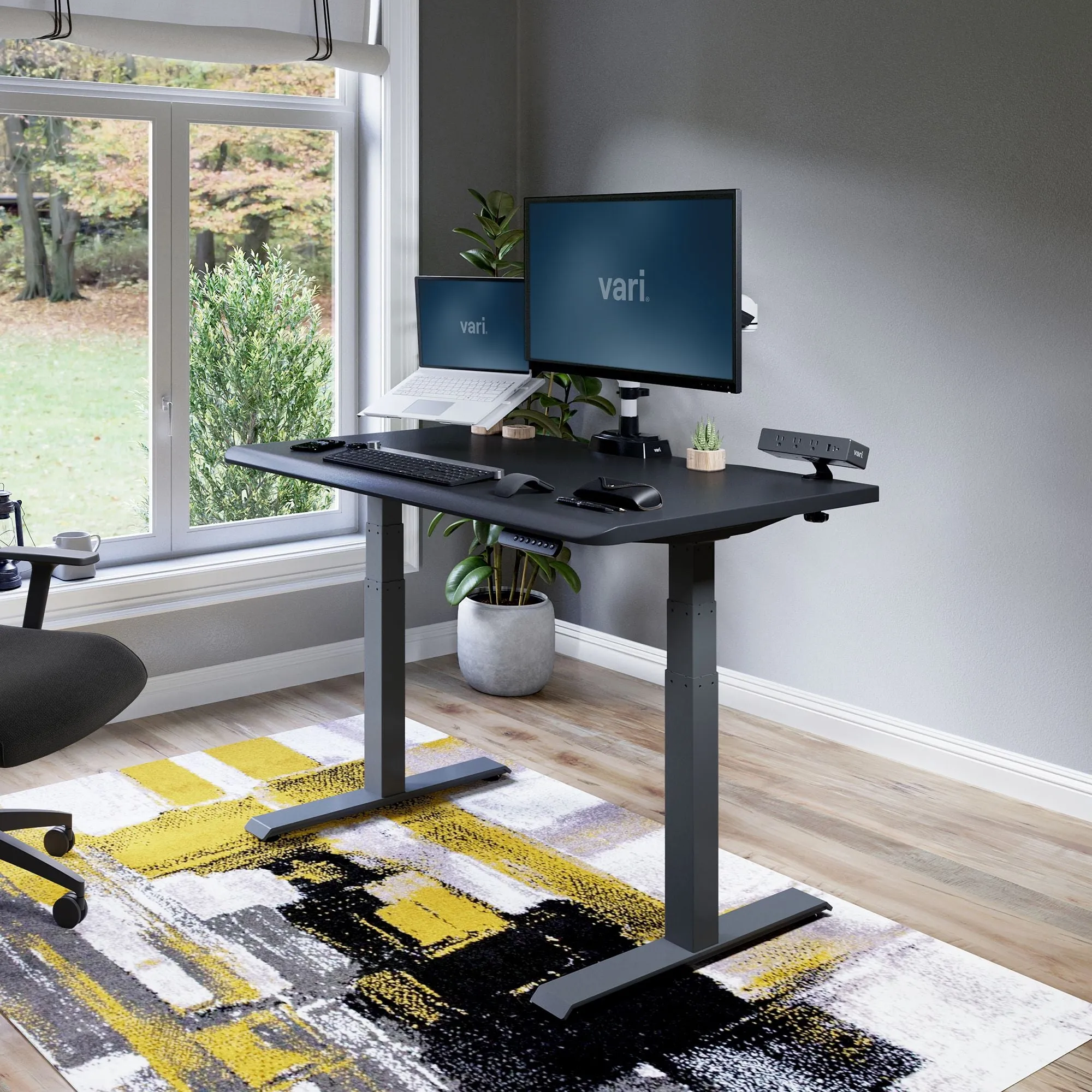 Vari® Electric Standing Desk 48x30 with Comfort Edge™