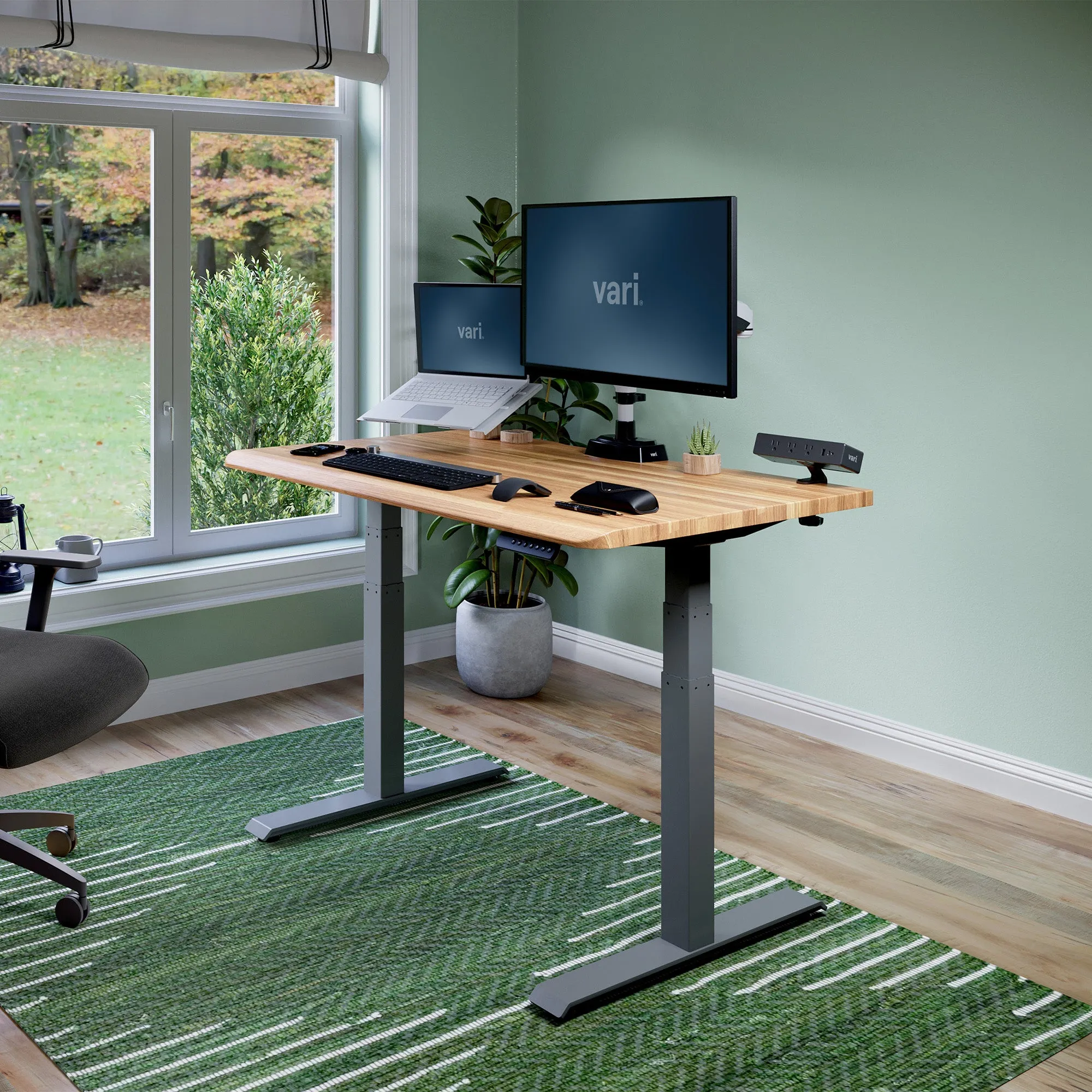 Vari® Electric Standing Desk 48x30 with Comfort Edge™