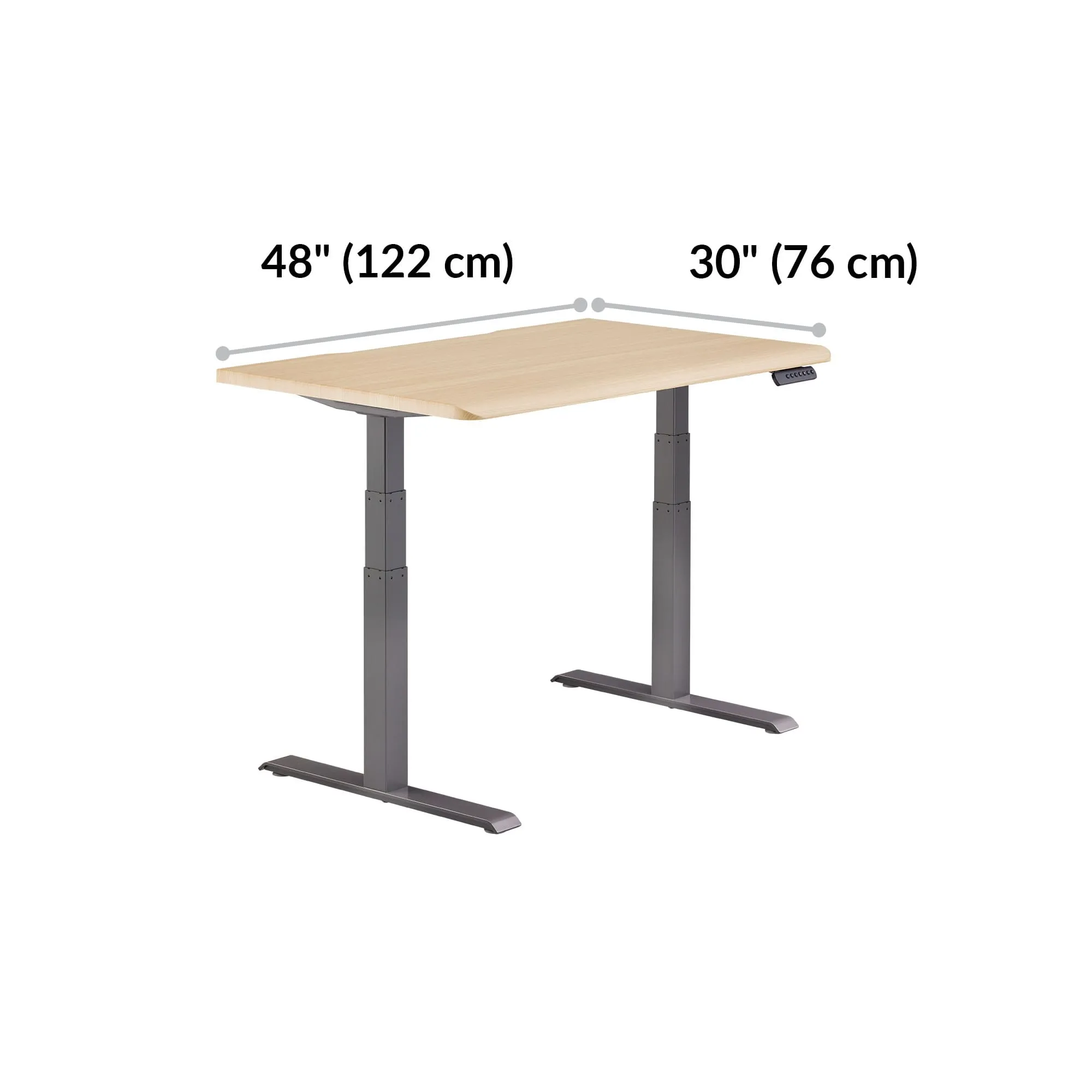 Vari® Electric Standing Desk 48x30 with Comfort Edge™