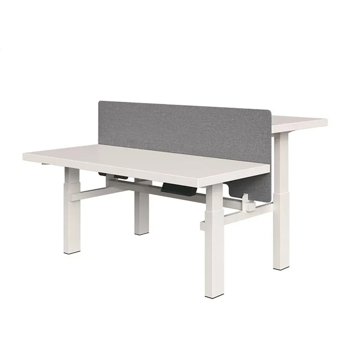 Versatile Staff Office Desk with Adjustable Height Functionality