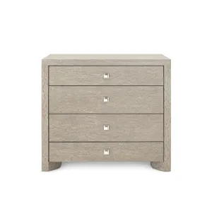 Villa & House Taupe Gray Lugano Large 4-Drawer