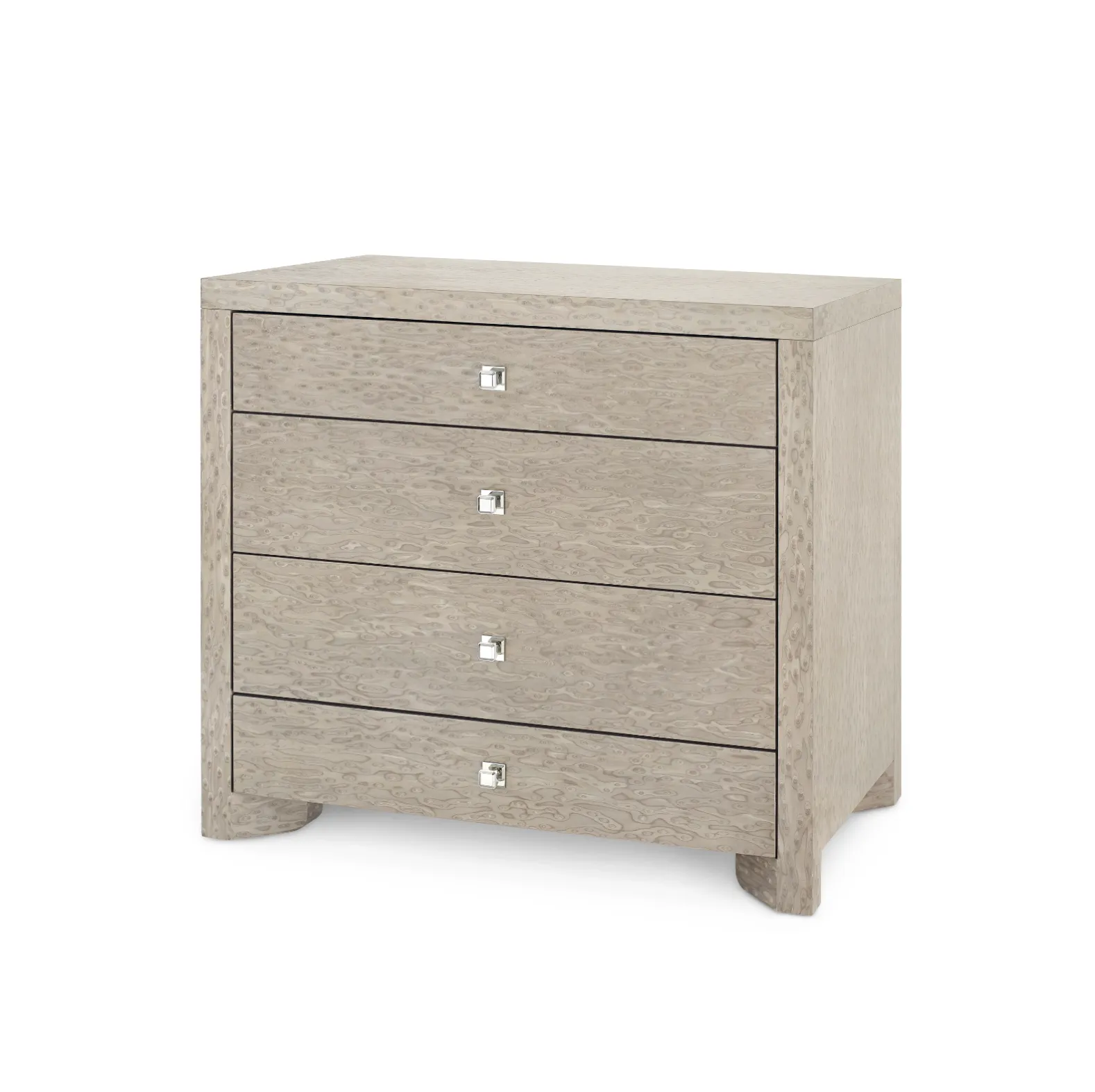 Villa & House Taupe Gray Lugano Large 4-Drawer