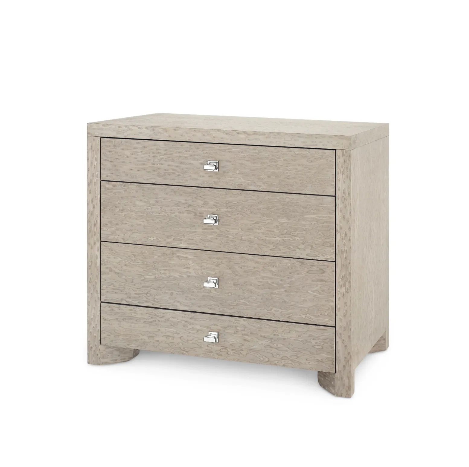 Villa & House Taupe Gray Lugano Large 4-Drawer