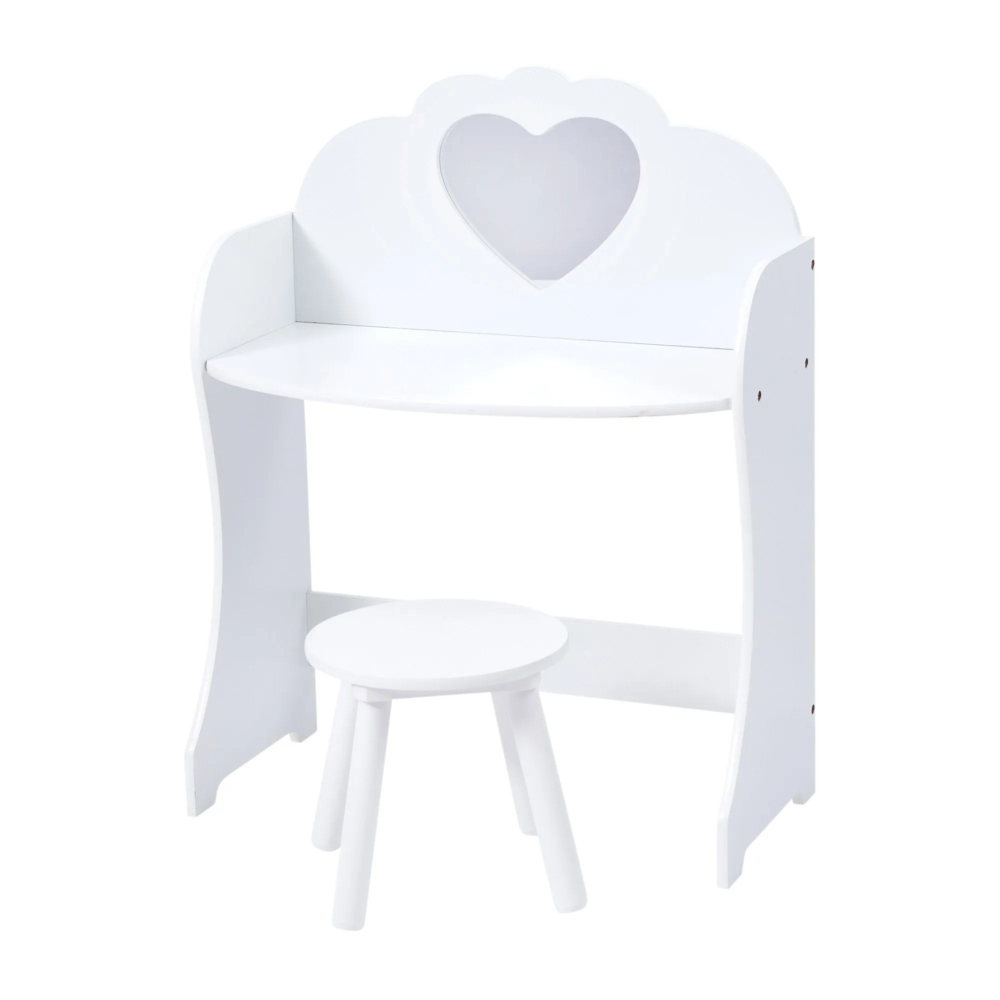 White Dressing Table & Stool