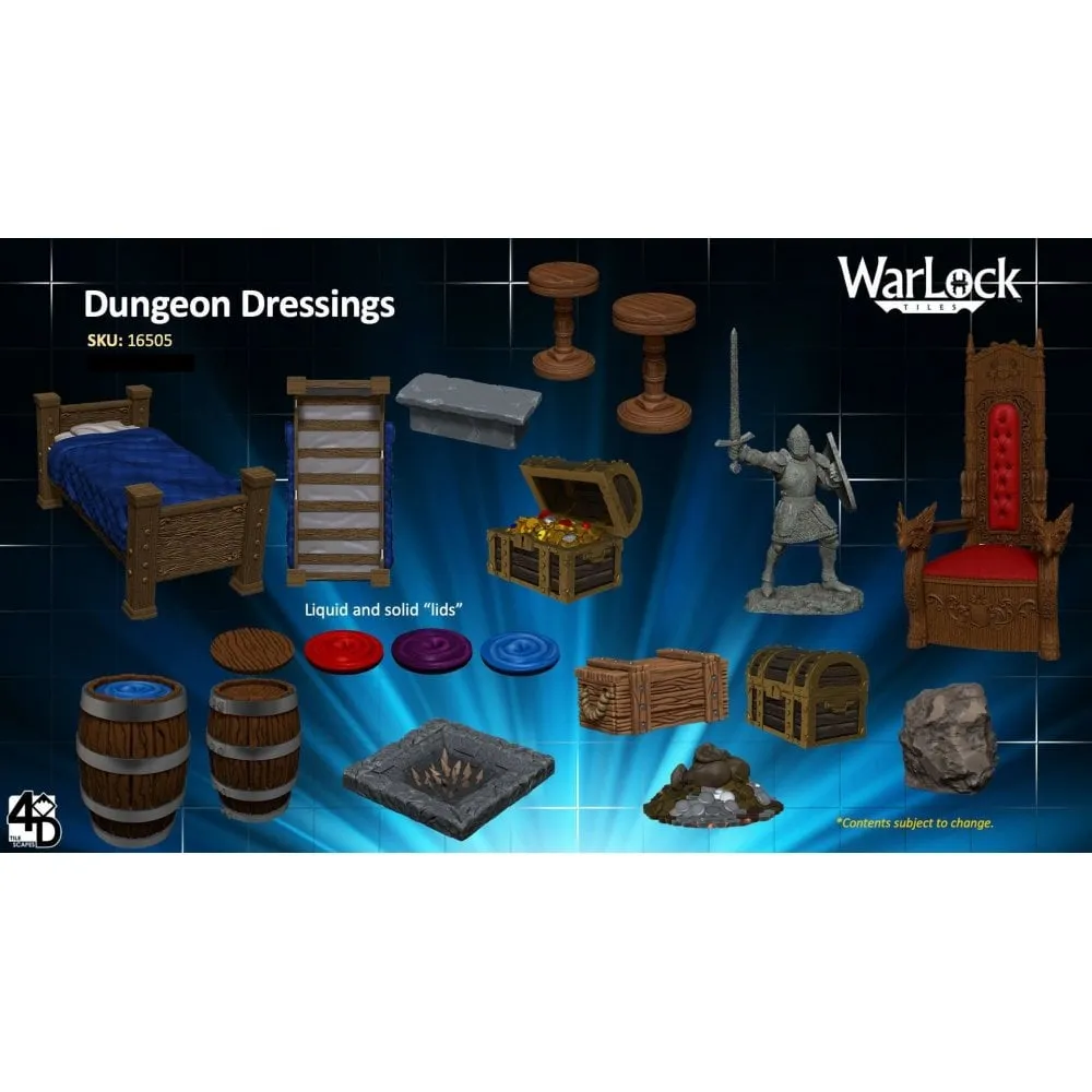 Wizkids Dungeons & Dragons: Warlock Tiles - Dungeon Dressings