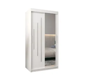 York II Sliding Door Wardrobe 100cm